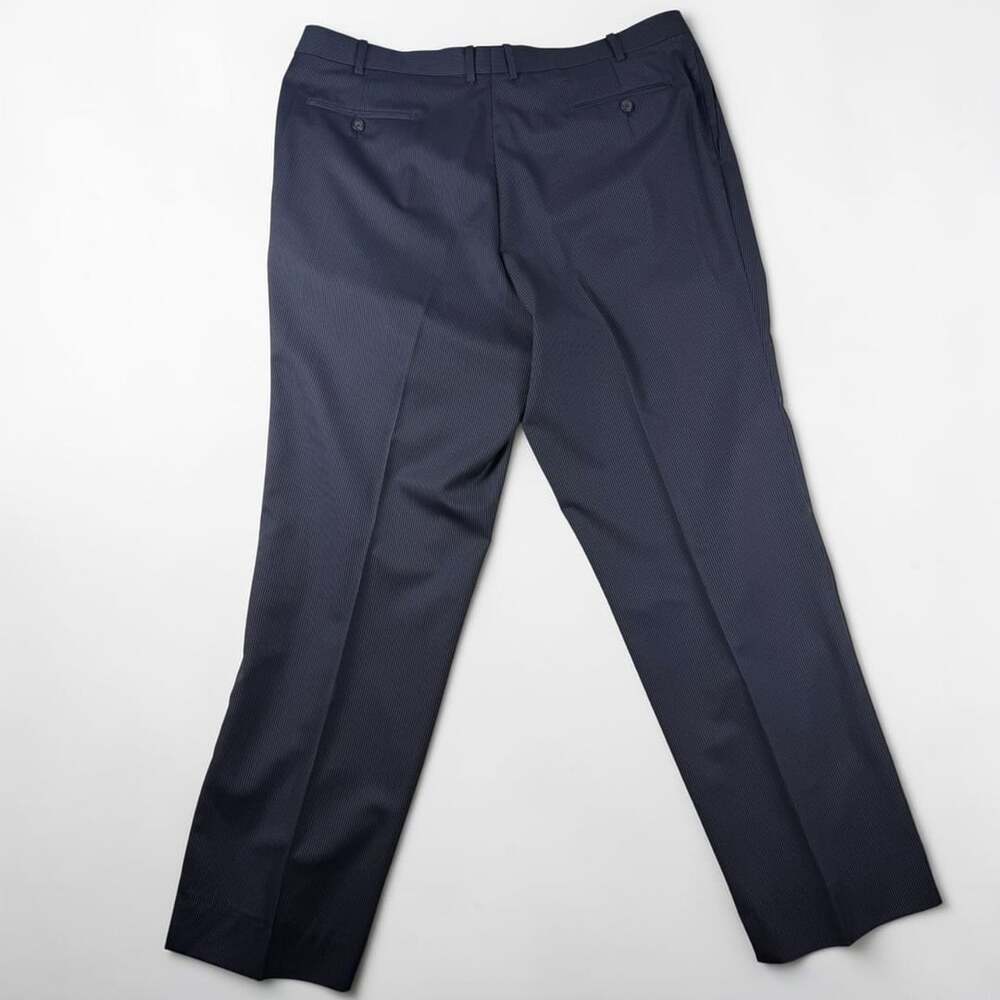 Ralph Lauren 3 Piece Suit Mens 48L Navy Pinstripe Wool Jacket Vest Pants 40W - Picture 9 of 9